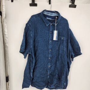 Tommy Bahama Indigo Palms Men's Beachside Cruiser Button-Down Size‎ XXL